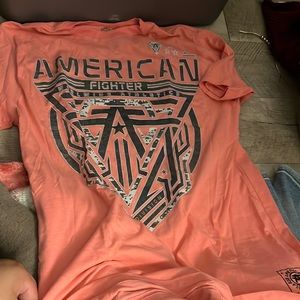 Mens American fighter shirt